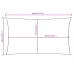 Toldo de vela rectangular tela Oxford marrón 2x4,5 m