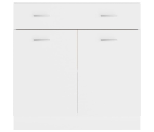 Armario inferior de cocina madera blanco 80x46x81,5 cm