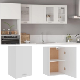 Armario colgante cocina contrachapada blanco 39,5x31x60 cm