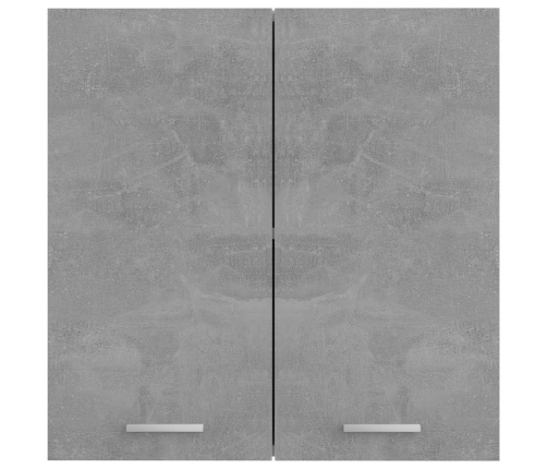 Armario colgante contrachapada gris hormigón 60x31x60 cm