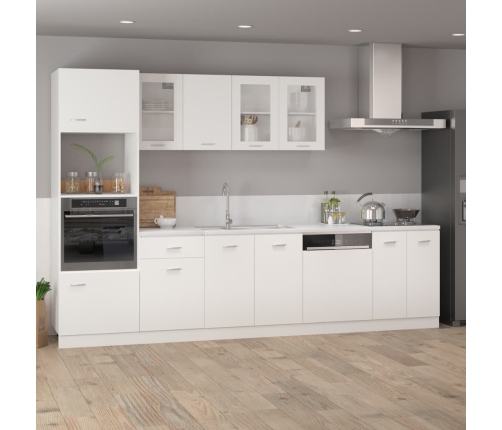 Armario colgante cocina contrachapada blanco 80x31x60 cm