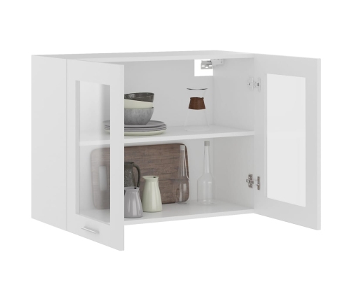 Armario colgante cocina contrachapada blanco 80x31x60 cm