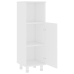 Armario de baño madera contrachapada blanco 30x30x95 cm