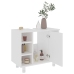 Armario de baño madera contrachapada blanco 60x32x53,5 cm