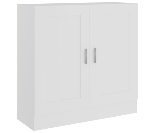 vidaXL Estantería librería madera contrachapada blanco 82,5x30,5x80 cm