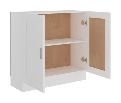 vidaXL Estantería librería madera contrachapada blanco 82,5x30,5x80 cm