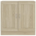 Armario libros madera contrachapada color roble 82,5x30,5x80 cm