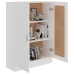 Armario de libros madera contrachapada blanco 82,5x30,5x115 cm