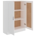 Armario de libros madera contrachapada blanco 82,5x30,5x115 cm