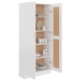 vidaXL Librería de madera de ingeniería blanco 82,5x30,5x185,5 cm