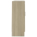 Armario libros madera contrachapada color roble 82,5x30,5x80 cm