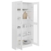 Vitrina de madera contrachapada blanco 82,5x30,5x185,5 cm