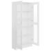 Vitrina de madera contrachapada blanco 82,5x30,5x185,5 cm