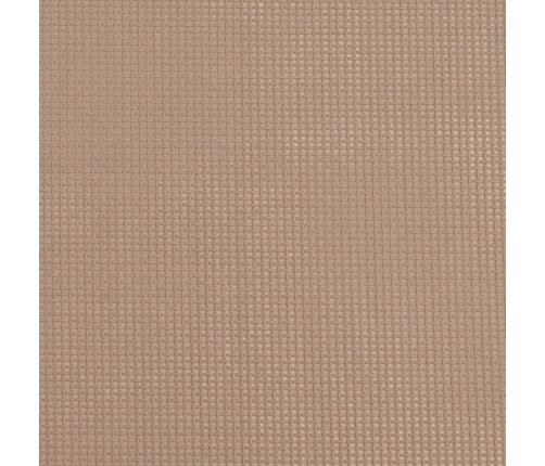 Tumbona plegable 2 uds textilene acero con recubrimiento taupe