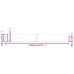 Toldo lateral retráctil para patio color crema 140x1200 cm