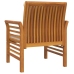 Sillones con cojines blanco crema 2 uds madera maciza de acacia