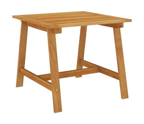 Mesa de comedor de jardín madera maciza de acacia 88x88x74 cm