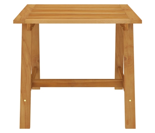 Mesa de comedor de jardín madera maciza de acacia 88x88x74 cm