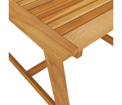 Mesa de comedor de jardín madera maciza de acacia 88x88x74 cm