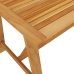 vidaXL Mesa de comedor de jardín madera maciza de acacia 140x73x73,5cm