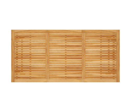 vidaXL Mesa de comedor de jardín madera maciza de acacia 206x100x74 cm