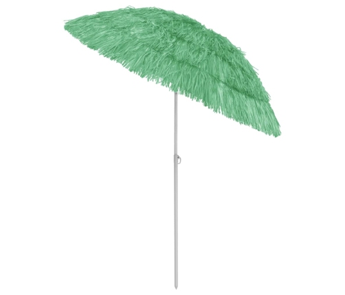 Sombrilla de playa Hawaii verde 180 cm