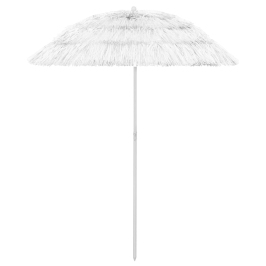 Sombrilla de playa Hawaii blanco 180 cm