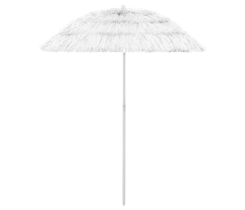 Sombrilla de playa Hawaii blanco 180 cm