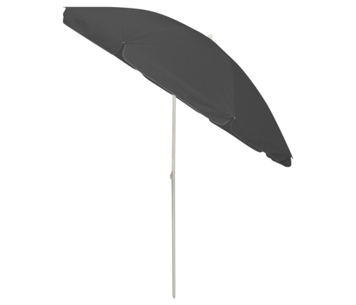Sombrilla de playa antracita 240 cm