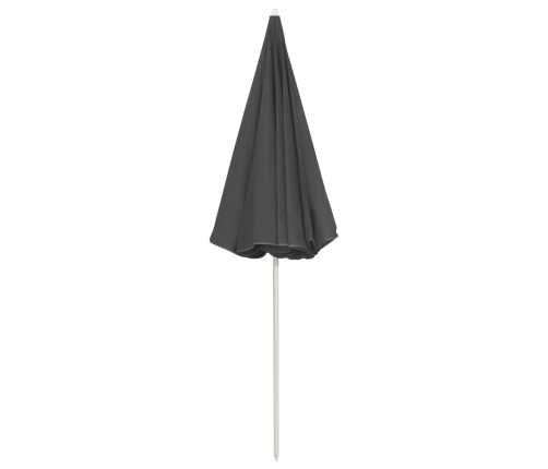 Sombrilla de playa antracita 240 cm