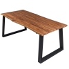 vidaXL Mesa de comedor madera maciza de acacia 170x90x75 cm