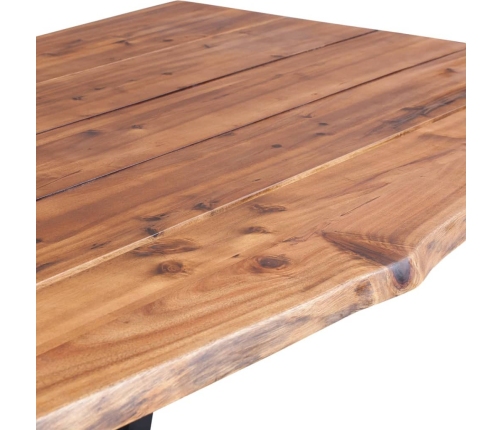 vidaXL Mesa de comedor madera maciza de acacia 170x90x75 cm