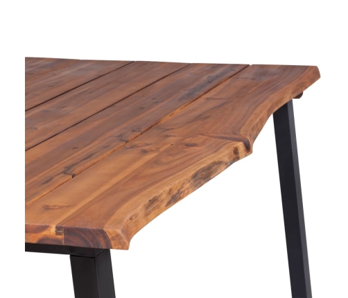 vidaXL Mesa de comedor madera maciza de acacia 170x90x75 cm