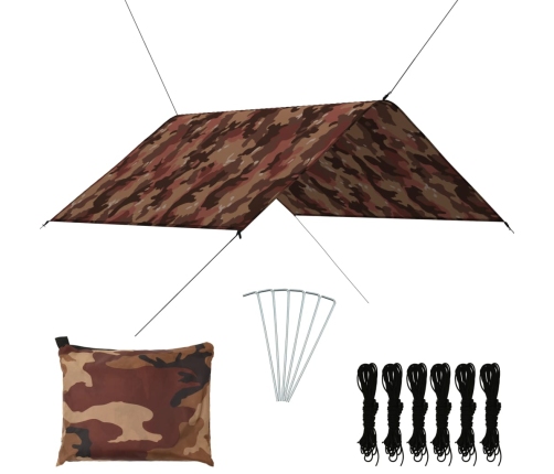 Lona de exterior camuflaje 3x2,85 m