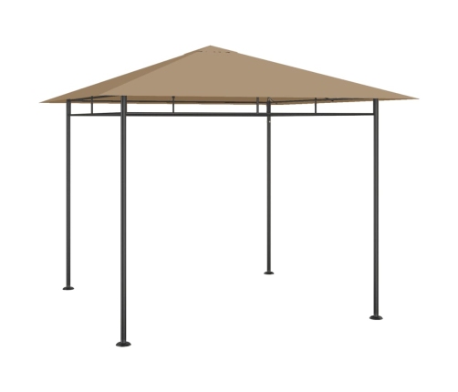 Cenador gris taupé 3x3x2,7 m 180 g/m²