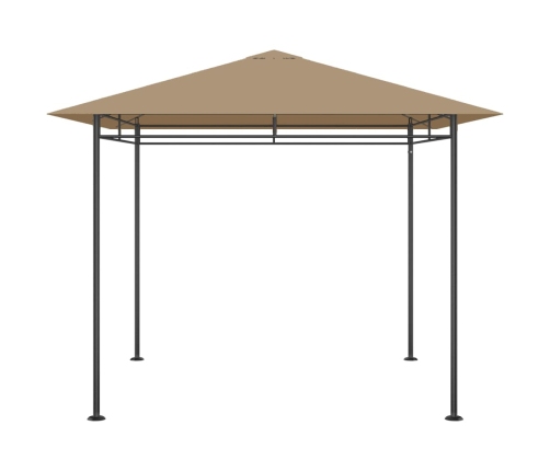 Cenador gris taupé 3x3x2,7 m 180 g/m²