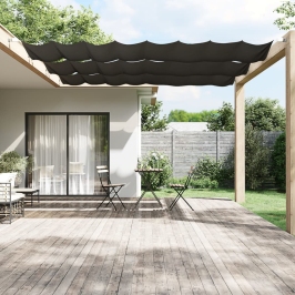 Toldo vertical gris antracita 60x360 cm tela oxford