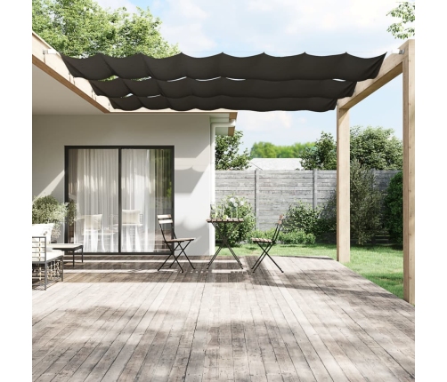 Toldo vertical gris antracita 60x360 cm tela oxford