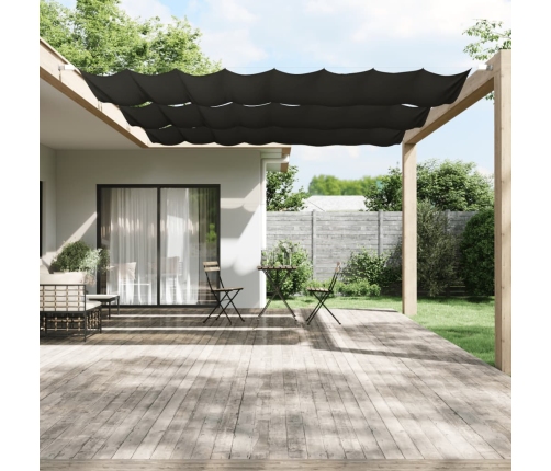 Toldo vertical gris antracita 140x360 cm tela oxford