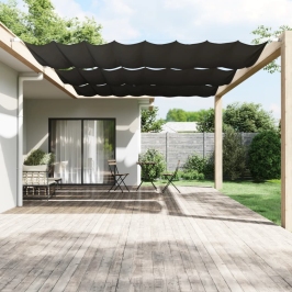 Toldo vertical gris antracita 200x420 cm tela oxford