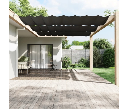 Toldo vertical gris antracita 200x420 cm tela oxford