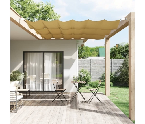 Toldo vertical beige 60x270 cm tela oxford