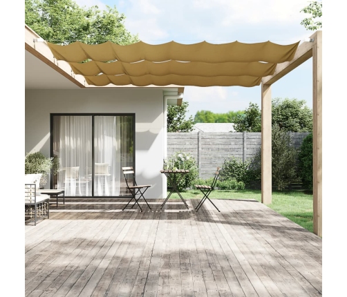 Toldo vertical beige 60x420 cm tela oxford