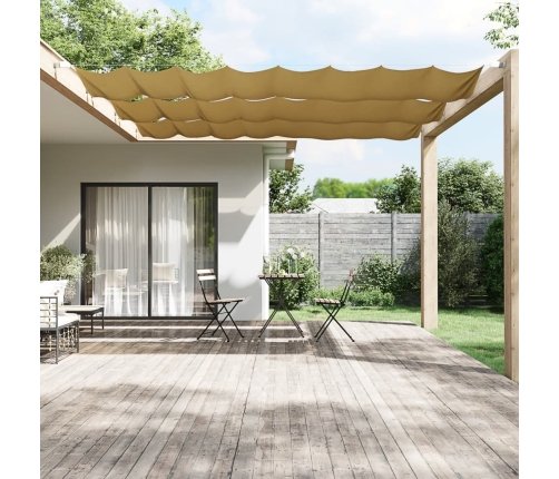 Toldo vertical beige 60x1200 cm tela oxford