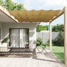 Toldo vertical beige 140x270 cm tela oxford