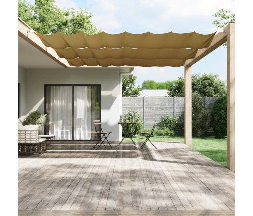 Toldo vertical beige 140x360 cm tela oxford