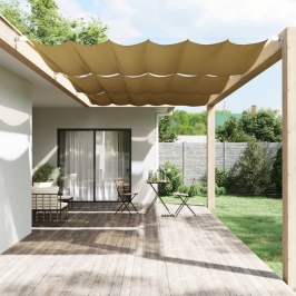 Toldo vertical beige 200x270 cm tela oxford