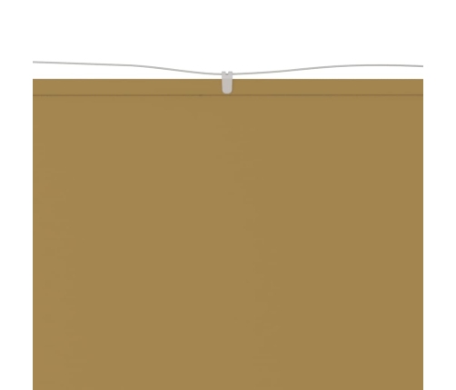 Toldo vertical beige 200x360 cm tela oxford