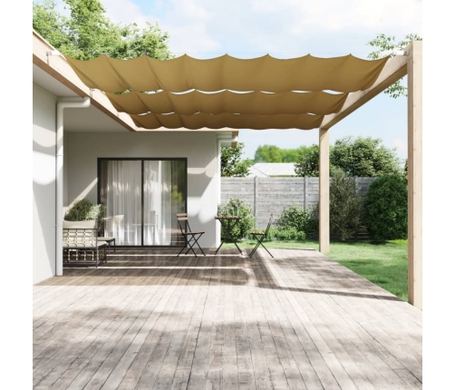 Toldo vertical beige 200x360 cm tela oxford