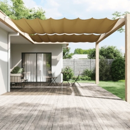 Toldo vertical beige 300x360 cm tela oxford